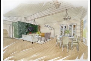 Загородный дом из бруса в КП "Grand Marina Club"