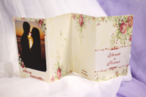 Открытка-гармошка, лицевая сторон