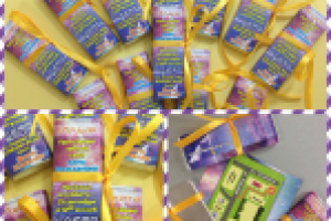 Детский пригласительный-шоколадка