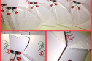 Пригласительный на вишнёвую свадьбу, Для него и Для неё