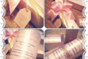 Свиток в коробке, детали коробочки и свитка