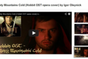 Hobbit OST - Misty Mountains Cold (cover)