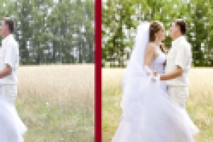 Пример ретуши