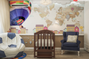 Детская спальная для новорожденного малыша