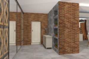 Визуализация квартиры в стиле лофт