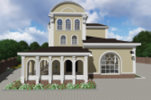 Визуализация фасад