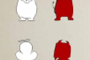 персонажи ангел и чертик