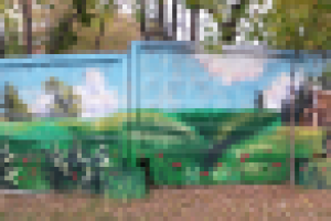 Роспись забора 250 м кв.