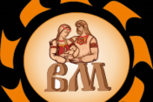 Старославянский логотип с ручной отрисовкой