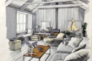 визуализация интерьера маркерами