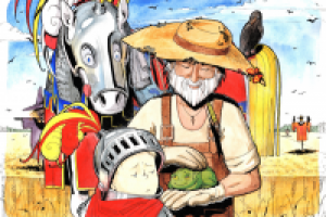 Иллюстрация для детской книги "Красный Рыцарь"