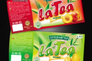этикетки для холодного чая "La Tea"