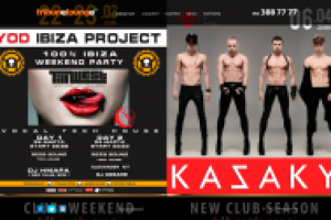 Сайт лаунж-бара и ночного клуба Tribunelounge, Донбасс Арена