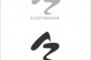 Логотип Авторской компании "AZ Electronics" по торговле аудио, в