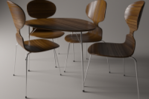 Обеденный стол и стулья