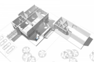 Эскизный проект индив. жилого дома + 3D модель SketchUP