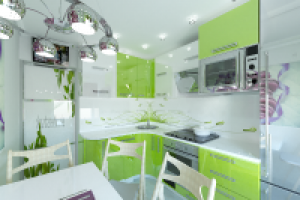 Кухня с весенним настроением