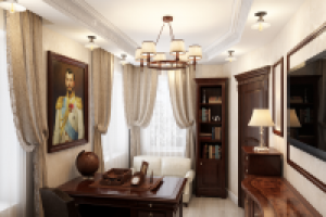 Кабинет в классическом стиле.