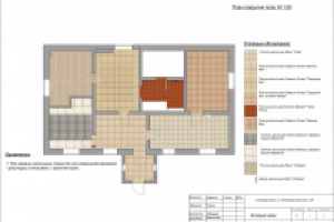 Чертежи. План покрытия пола