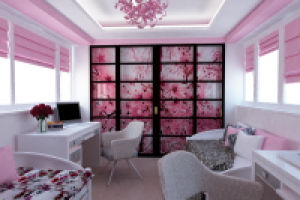 Детская. Девочки 13 и 20 лет. Перепроектировка зимнего сада.