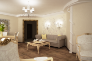 Гостиная Ар-нуво