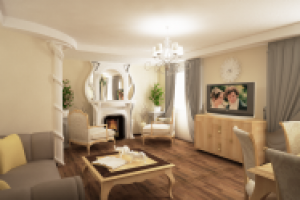 Гостиная Ар-нуво.