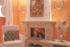 Каминная в стиле "Прованс"