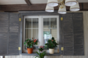 Ставни в стиле прованс ,веранда летняя