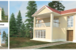 3D модель загородного дома