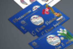 Дизайн открыток и конвертов к юбилею фирмы