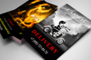 Флаеры для сети ресторанов "Lambic"