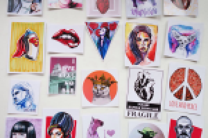 Стикеры с авторскими иллюстрациями