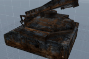 ракетная установка(взорванная)