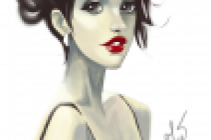 Рисунок девушки