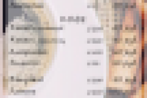 Барное меню