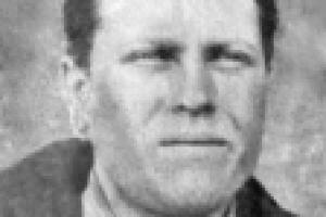 Черно-белое старое фото