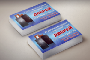 Визитка двери