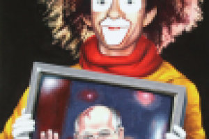 "Лицедеи" постер для выставки