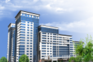 Многоэтажный жилой дом. Визуализация. 3D моделирование