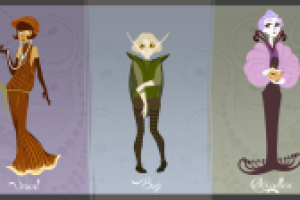 Концепты персонажей.