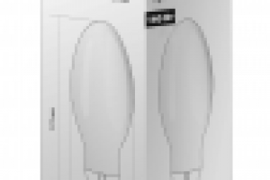 Коробка для лампы черно-белая