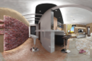 Гостиная студия (развертка 360)