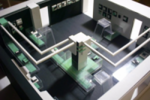 Макет, интерьер музея