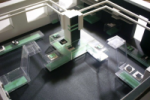 Макет, интерьера музея