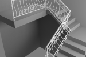 Лесенка кованная 2