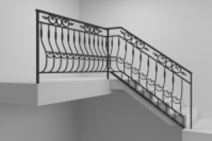 Лесенка кованная 1
