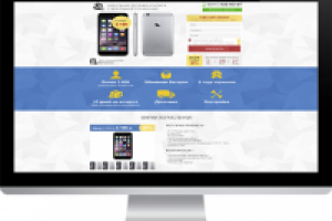 Лендинг реплики iPhone 6