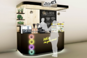 Дизайн точки по продаже кофе