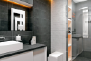 Ванная с яркими акцентами