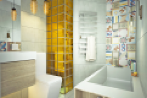 Дизайн ванной с элементами в стиле лофт